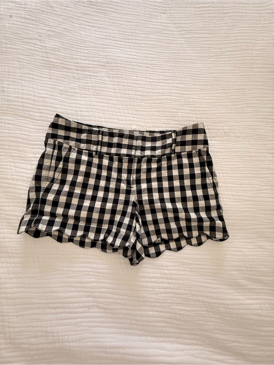 Pants - Ann Taylor Black & White Gingham Scallop Hem Women’s Shorts